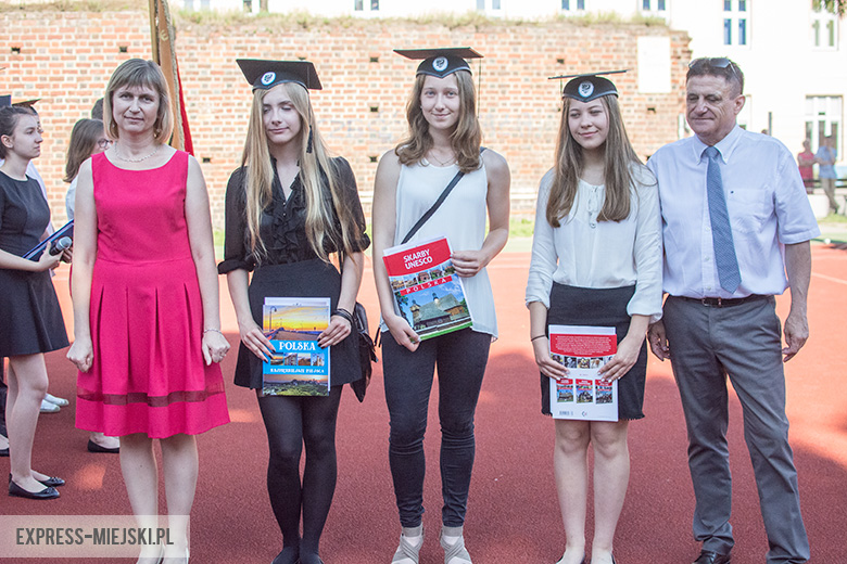 Zakończenie roku szkolnego w gimnazjum w Środzie Śląskiej