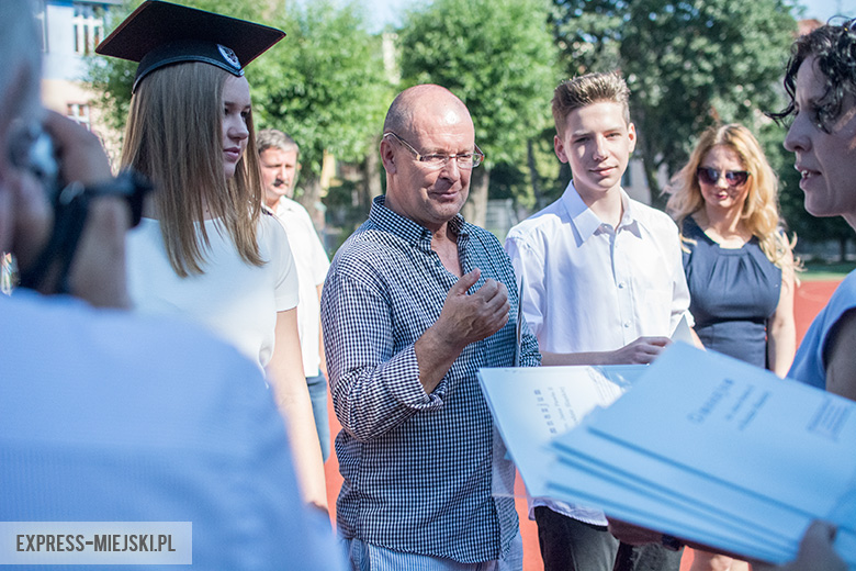 Zakończenie roku szkolnego w gimnazjum w Środzie Śląskiej