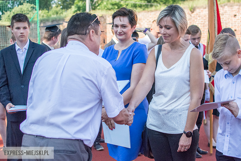 Zakończenie roku szkolnego w gimnazjum w Środzie Śląskiej