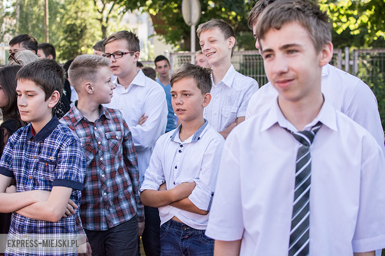 Zakończenie roku szkolnego w gimnazjum w Środzie Śląskiej