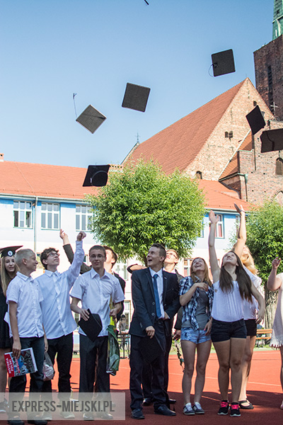 Zakończenie roku szkolnego w gimnazjum w Środzie Śląskiej