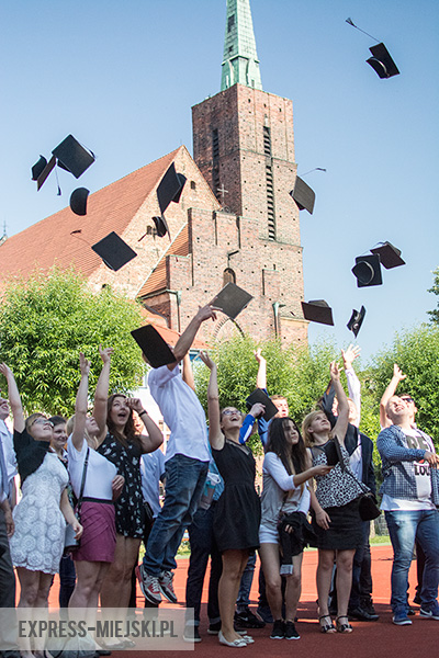 Zakończenie roku szkolnego w gimnazjum w Środzie Śląskiej