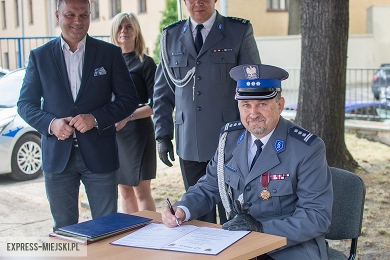 Pożegnali komendanta policji