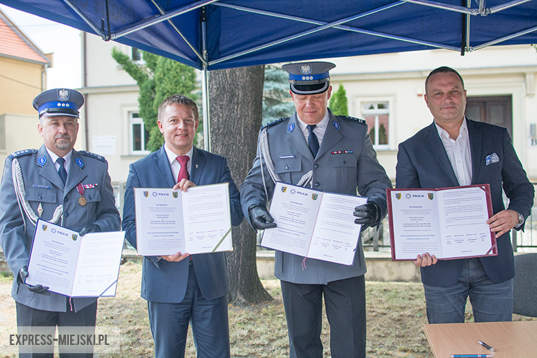 Pożegnali komendanta policji