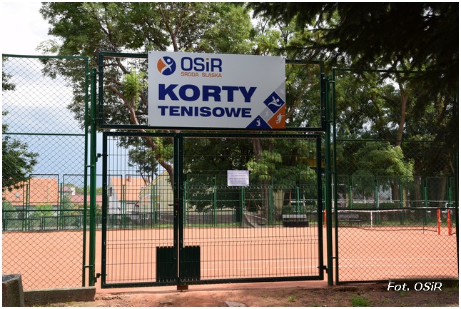 Korty tenisowe w Środzie Śląskiej