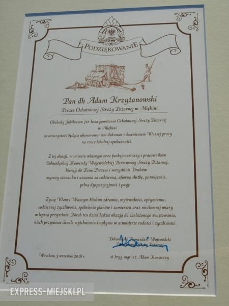 70-lecie OSP Miękinia