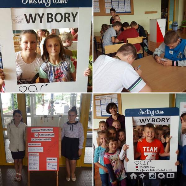 Wybory samorządowe w szkole podstawowej w Udaninie