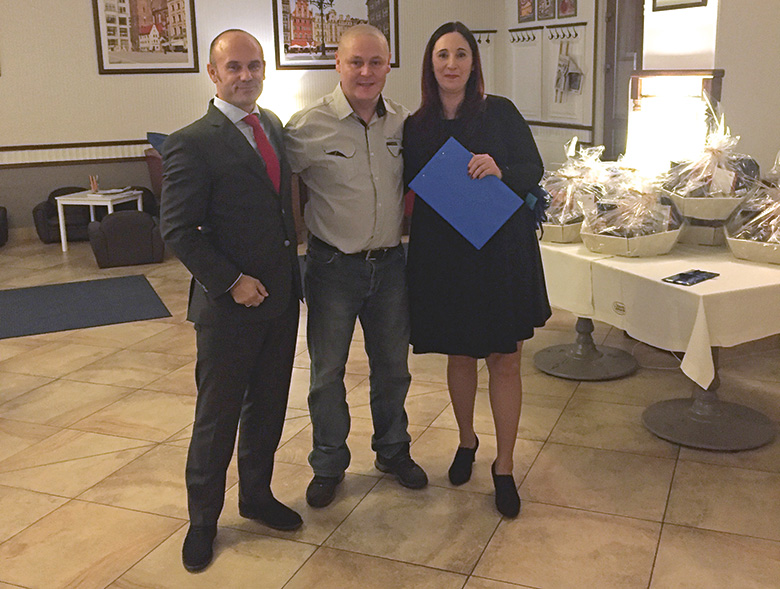 Właściciel Bjoern Schumacher, Dyrektor Zarządzający Anna Sokół, Daniel Pinda