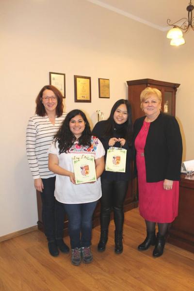 Wizyta wolontariuszek zagranicznych w Udaninie