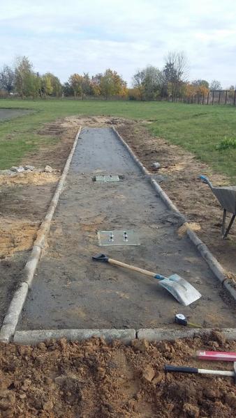 Budowa altany i ścieżki zdrowia