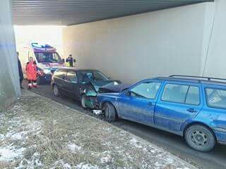 Kolizja w Chomiąży