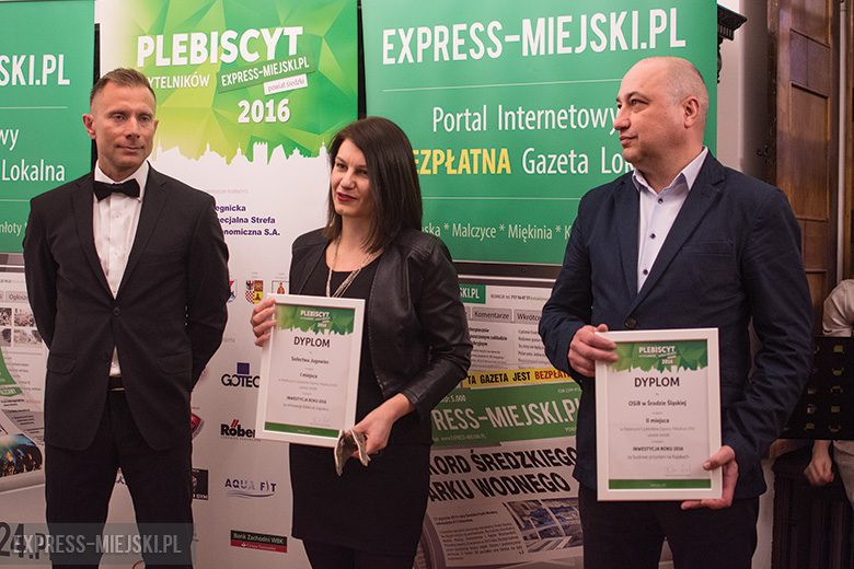 Sławomir Samiec-Talar, Marlena Siepietowska - żona sołtysa Jugowca, Arkadiusz Gubała - dyrektor ŚPW