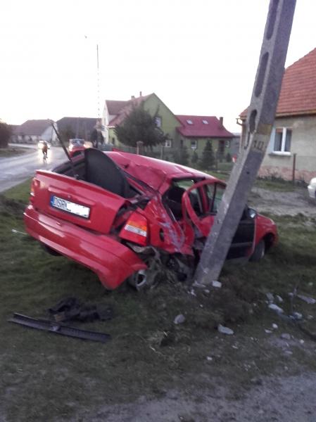 Wypadek w Chomiąży