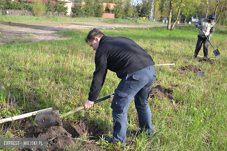 Sadzenie drzewek w Malczycach