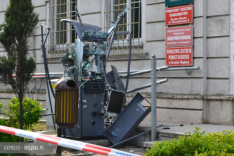 Napad na bankomat w Środzie Śląskiej