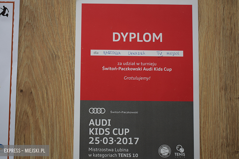 Bartosz Chwałek zdolny tenisista