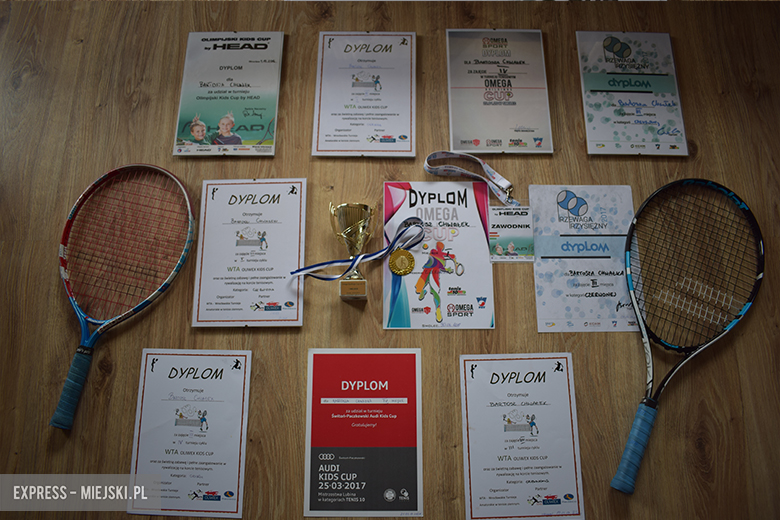 Bartosz Chwałek zdolny tenisista