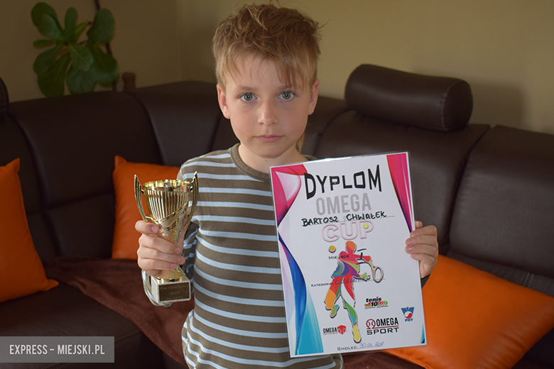 Bartosz Chwałek zdolny tenisista