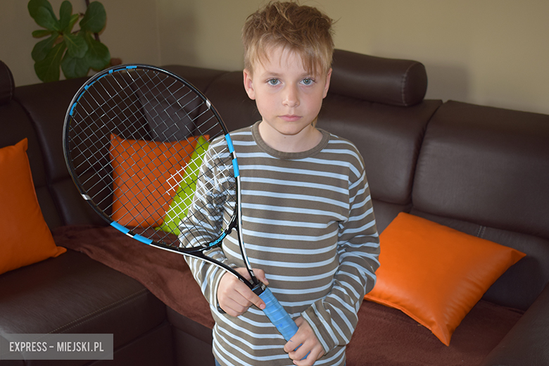 Bartosz Chwałek zdolny tenisista