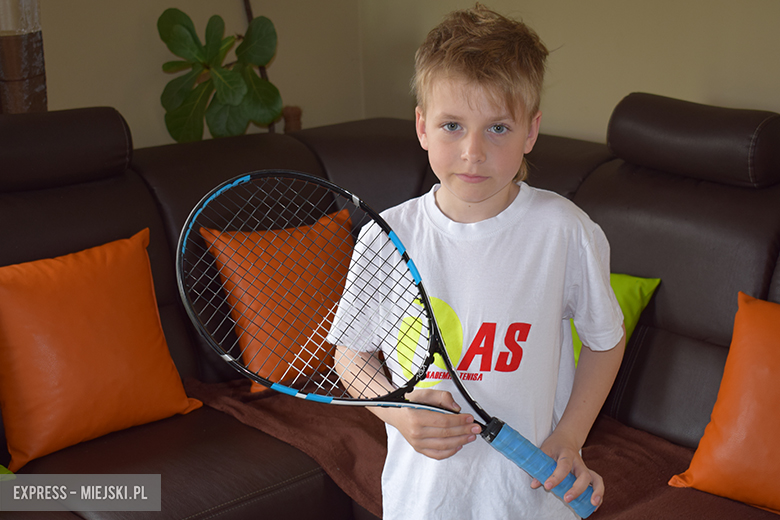 Bartosz Chwałek zdolny tenisista