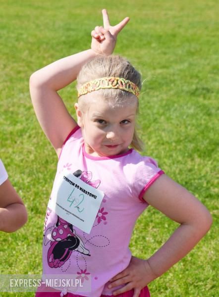 Przedszkolaki wzięły udział w maratonie