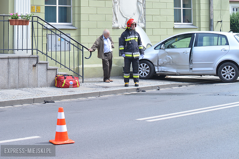 Zderzenie w centrum miasta