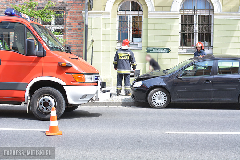 Zderzenie w centrum miasta