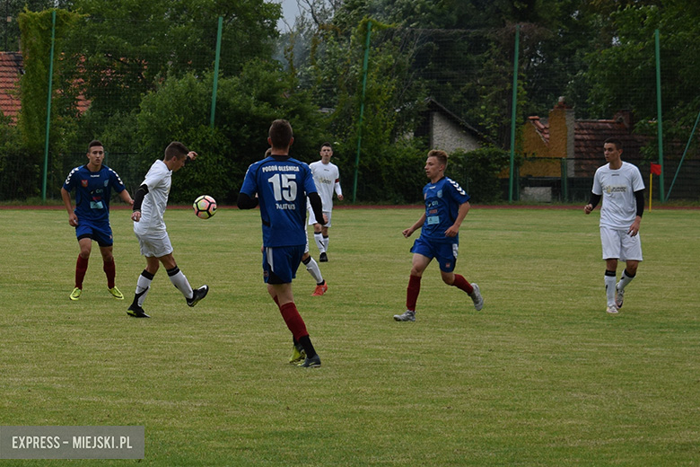 Mecz średzkich juniorów młodszych przeciwko Pogoni Oleśnica