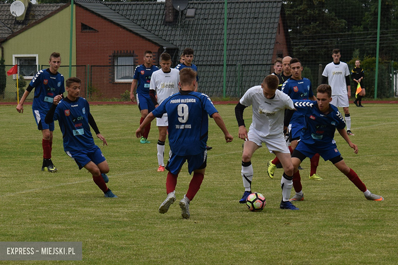Mecz średzkich juniorów młodszych przeciwko Pogoni Oleśnica