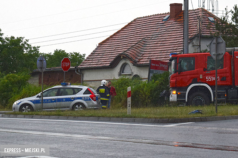 Zdarzenie drogowe w Wilczkowie