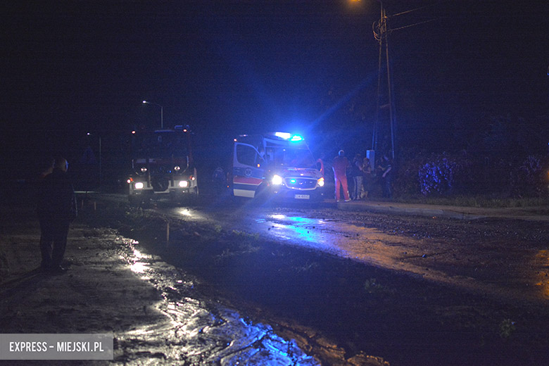 Pożar stodoły w Rakoszycach