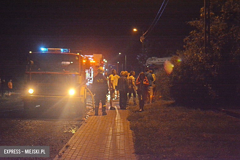 Pożar stodoły w Rakoszycach