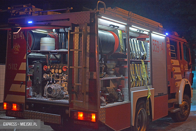 Pożar stodoły w Rakoszycach