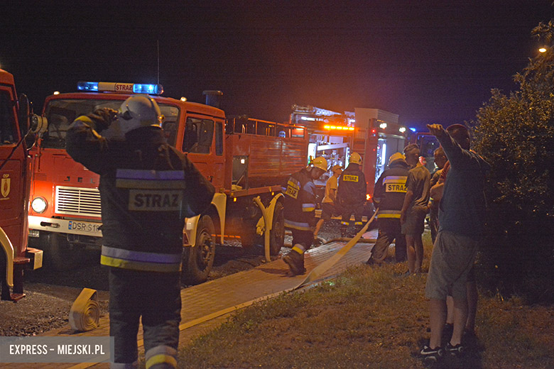 Pożar stodoły w Rakoszycach