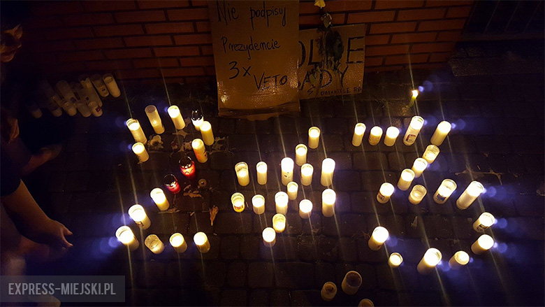 Protest w Środzie Śląskiej