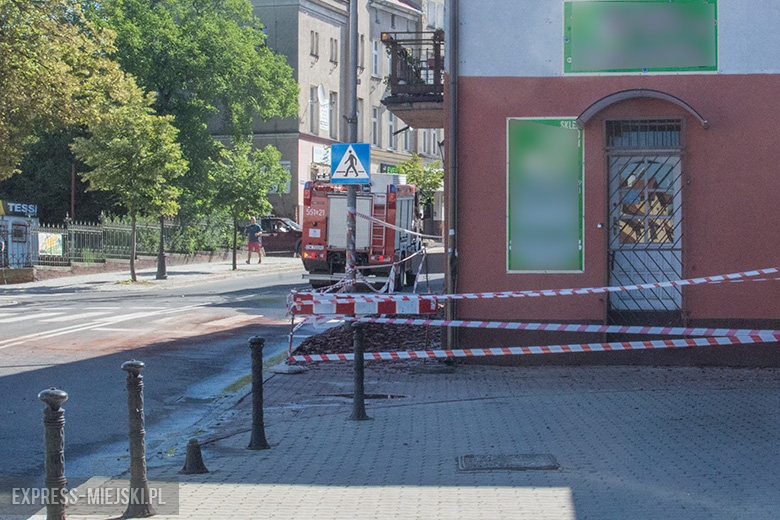 Pożar budynku przy ul. Legnickiej