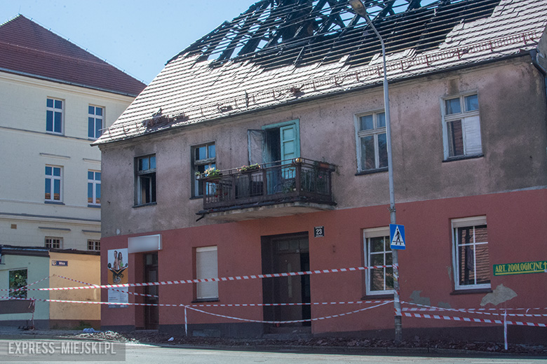 Pożar budynku przy ul. Legnickiej