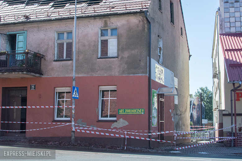 Pożar budynku przy ul. Legnickiej