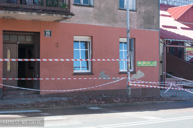 Pożar budynku przy ul. Legnickiej