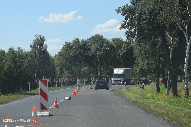 Remont DK94 na wysokości miejscowości Proszków