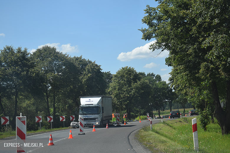 Remont DK94 na wysokości miejscowości Proszków
