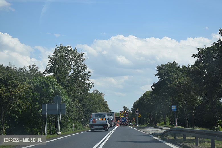 Remont DK94 na wysokości miejscowości Proszków