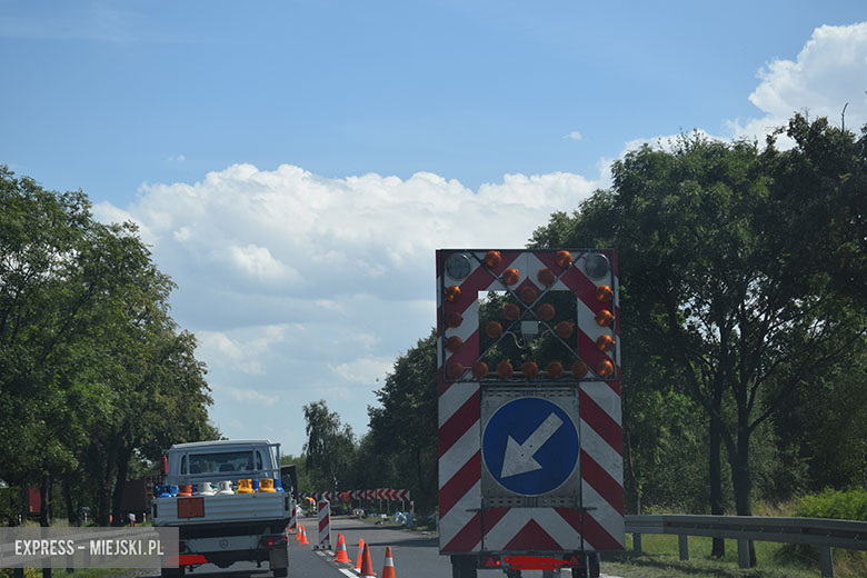 Remont DK94 na wysokości miejscowości Proszków