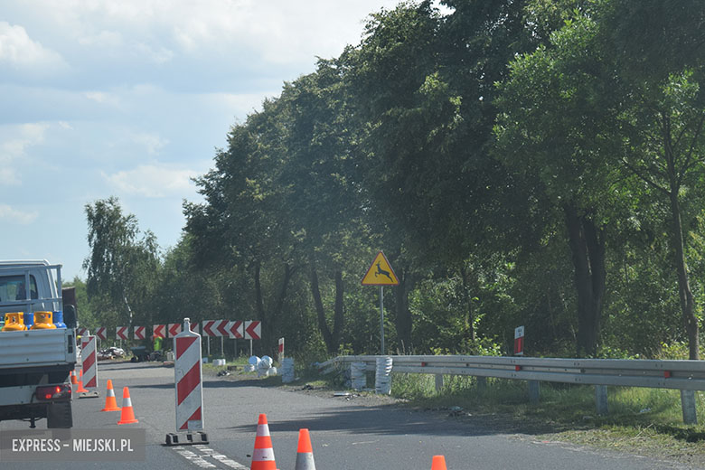 Remont DK94 na wysokości miejscowości Proszków