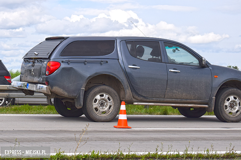 Kolizja na autostradzie A4 pomiędzy Kostomłotami a Kątami Wrocławskimi