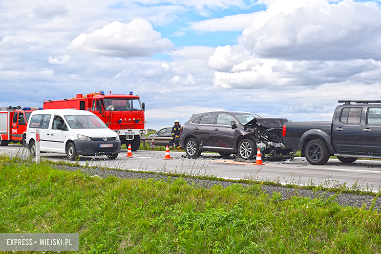 Kolizja na autostradzie A4 pomiędzy Kostomłotami a Kątami Wrocławskimi