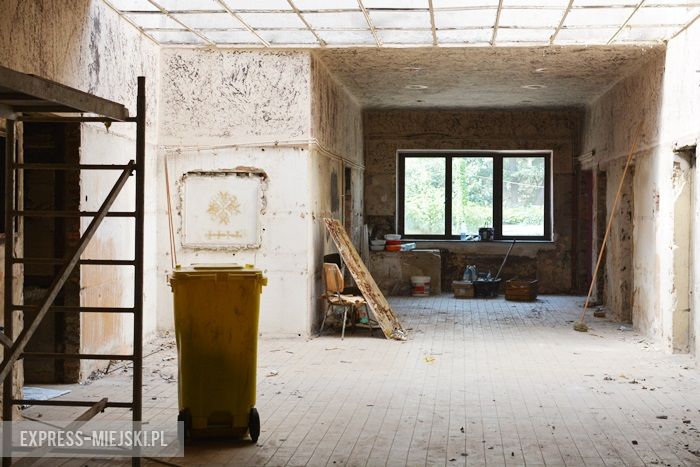 Remont w malczyckim GOK'u