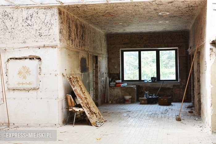 Remont w malczyckim GOK'u