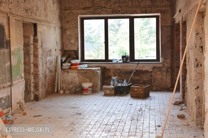 Remont w malczyckim GOK'u