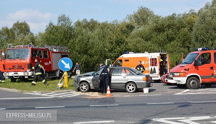 Kolizja na DK 94 koło Wilczkowa